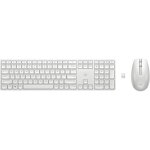Ensemble clavier souris sans fil hp 650 - azerty - blanc