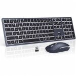 Ensemble clavier et souris sans fil r�tro4. 2 chlor2. 4 g usb ensemble clavier et souris silencieux aste ...