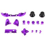 Ensemble complet de boutons pare - chocs abxy mod kit pour manettes xbox one chrome violet Ensemble complet de boutons pare - chocs abxy mod kit pour manettes xbox one chrome violet