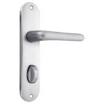 Ensemble courchevel alu argent sur plaque condamnation