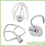 Ensemble daccessoires pour batteur sur socle 3 pi�ces fouet plat en acier inoxydable avec crochet � p�te ...