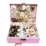 Ensemble daccessoires pour cheveux - zgeer - 144 pices - non toxiques - lgers - durables