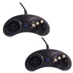 Manettes de jeu de remplacement pour sega megadrive - sega - rtro gamepad 6 boutons