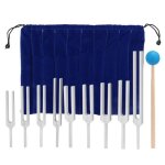Ensemble de diapasons en aluminium 9 pices 174 / 285 / 396 / 417 / 528 / 639 / 741 / 852 / 963hz diapason ...