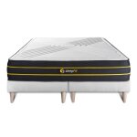 Ensemble double sommier + matelas ultra micro ressorts ensachés et mémoire de forme 160x200 160 x 200 ... Ensemble double sommier + matelas ultra micro ressorts ensachés et mémoire de forme 160x200 160 x 200 ...