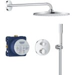Ensemble de douche encastr� - 1 jet - mitigeur thermostatique - grohe - 34880000 - gris