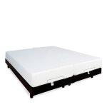 Ensemble duo matelas mousse accueil mmoire de forme + sommiers lectriques flex 2x80x190 cm