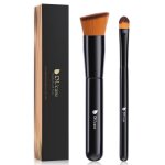 Ducare pinceaux  fond de teint et anticernes poils doux 2pcs pinceaux maquillages professionals pour ...