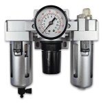 Ensemble filtre r�gulateur lubrificateur circuit pneumatique 1 / 4