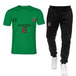 Ensemble foot homme style alg�rie - maillot &amp jogging fin - look sport l�ger - - vert