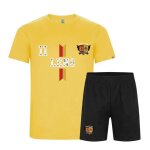 Ensemble de foot (maillot et short) - npz - inspir� lens - enfant 3 - 14 ans - manches longues - jaune ...