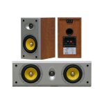 Ensemble hi - fi home cinema 3. 0 a&s cambridge - marron - 180w - enceintes bibliothèque et centrale Ensemble hi - fi home cinema 3. 0 a&s cambridge - marron - 180w - enceintes bibliothèque et centrale