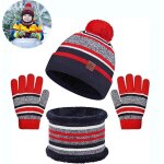 Ensemble hiver - zgeer - bonnet echarpe gants - 100% acrylique - doublure en polyester - mixte