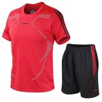 Ensemble homme �t�2 pi�ces t - shirt l�ger et short s�chage rapide respirant confortableset tenue athl�tique ...