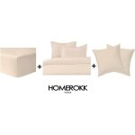 Ensemble housse de couette 220 x 240 + 2 taies d?oreiller 65 x 65 cm + drap housse 160 x 200 lin - homerokk ... Ensemble housse de couette 220 x 240 + 2 taies d?oreiller 65 x 65 cm + drap housse 160 x 200 lin - homerokk ...