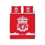 Ensemble housse de couette - liverpool fc - tone - design r�versible 2 en 1 - 200x200 cm - 2 taies doreiller ...