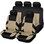 Ensemble housses si�ge beige pour dacia sandero stepway 2012 - 2025 respirant imperm�able dupcheliry