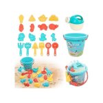 Ensemble de jouets de plage - 20 pi�ces - multicolore - �cologique - s�curis� pour enfants 3 ans +