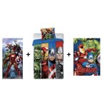 Ensemble de literie - avengers marvel - housse de couette 140x200 cm - plaid 100x140 cm - serviette 70x140 ... Ensemble de literie - avengers marvel - housse de couette 140x200 cm - plaid 100x140 cm - serviette 70x140 ...
