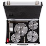 Ensemble mandrin � bois professionnel � 4 mors � 146 mm m33x35 mw - tech kps146