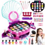 Ensemble de maquillage pour enfants dreamingboxnon toxique et lavableset de vernis  ongles pour enfants ...