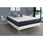 Ensemble matelas actiflex tech 160x200 m�moire de forme maxi �paisseur 5zones de confort + sommier k