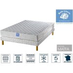 Ensemble matelas rubis belle literie 120x190 + sommier tapissier + jeu de 4 pieds offerts