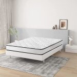 Ensemble matelas et sommier 140x190cm - frixovel lit 140x190 avec sommier et matelas - matelas 140x190x16 ...