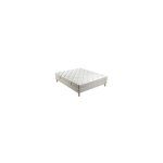 Ensemble matelas et sommier bultex pack elementaire 160x200 moelleux