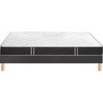 Ensemble matelas sommier - bultex - vitality 2. 1 - 160 x 190 cm - confort ferme - accueil moelleux