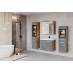 Ensemble de meubles salle de bain madrit ii meuble de lavabo armoire de rangement et lavabo vier meuble ...