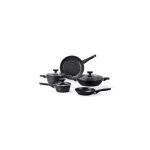 Ensemble mixte - moneta a01a176508 - noir - 8 pi�ces - casseroles �16 / 20 / 28 cm