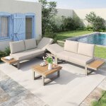 Ensemble mobilier jardin - convertible 2 lits inclinables - inclinaison r�glable - acier galvanis� - ...