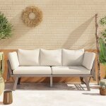 Ensemble de mobilier de jardincanap� 3 places avec fonction m�ridienneune m�ridienne avec coussins et ...