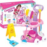 Ensemble de nettoyage pour enfant kit menage enfant jouet chariot menage enfant jouets de nettoyage pour ...
