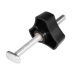 Ensemble pinces serrage  action rapide en mtal pour travail du bois sur rainure en t (vis en t + crou ...