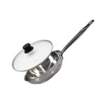 Poêle à frire 32 cm en inox 18 / 10 et couvercle en verre elo profi therm Poêle à frire 32 cm en inox 18 / 10 et couvercle en verre elo profi therm