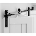 Ensemble porte coulissant rail - 72 4 portes kit rail coulissant robuste - garvee - syst�me galandage ...