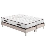 Ensemble relaxation s73 + matelas mousse myriade 4 - 5 zones - 2x80x200 - chêne clair Ensemble relaxation s73 + matelas mousse myriade 4 - 5 zones - 2x80x200 - chêne clair