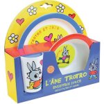 Ensemble repas pour enfant - trotro - verre 220 ml assiette et bol micro - ondables