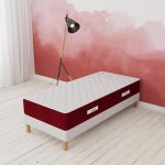 Ensemble rosso sommier + matelas 120x190 cm ? hauteur 25 cm Ensemble rosso sommier + matelas 120x190 cm ? hauteur 25 cm