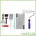Ensemble de rouleaux � peinture avec perche dextension poign�e t�lescopique r�glable de 4 pouces avec ...