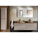 Ensemble meubles vasques + 4 �l�ments - 160 cm - emblematic cashmere