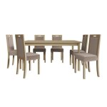 Ensemble salle � manger - victorville 262 - table en stratifi� - chaises en bois de h�tre - 160x90x78cm ...