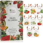 Ensemble de semences de fruits :graines potager de fruits de premi�re qualit� avec 8 vari�t�s de plantes ...