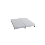 Ensemble sommiers 80x200 + matelas 160x200 mmoire de forme - elite mattress company - equilibr - blanc ...