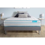Ensemble sommier matelas 140x190 bodymax m�moire de forme et micro ressorts ensach�s - 26 cm - equilibr� ...