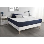Ensemble matelas sommier 160x200 cm - sommier blanc (en kit) - actilatex sleep