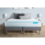Ensemble sommier matelas 180x200 bodyone mousse hd micro alvol - 19 cm - trs ferme - double sommiers ...