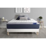 Ensemble matelas m�moire de forme actimemo max 90x190 cm maxi �paisseur 7zones de confort + sommier